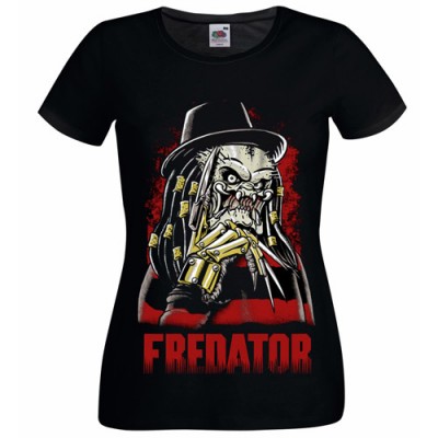 Дамска тениска на HORROR - FREDATOR